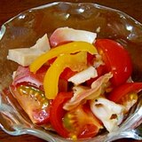ホッキ貝＆トマト＆蓮根のピクルスサラダ